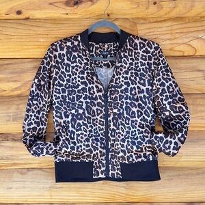 Cropped Cheetah Jacket